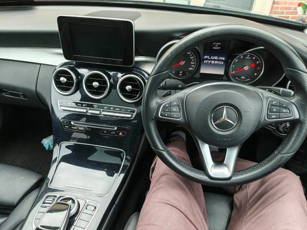 Mercedes-Benz C-Class Saloon, Petrol Plug-in Hybrid, 2017, Blue