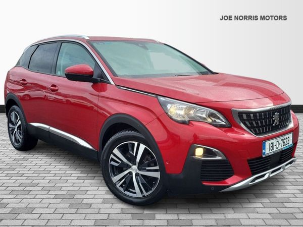 Peugeot 3008 SUV, Diesel, 2018, Red