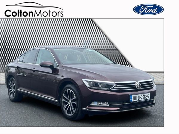 Volkswagen Passat Saloon, Diesel, 2018, Red