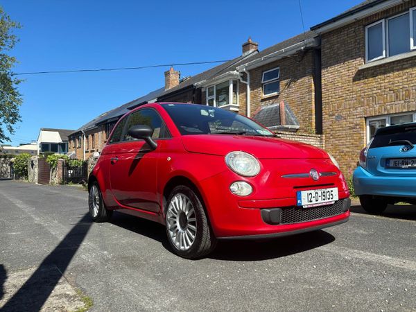 Fiat 500 Hatchback, Petrol, 2012, Red