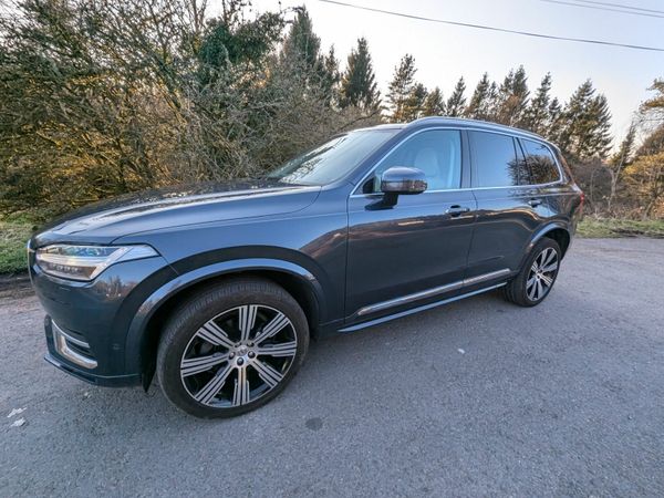 Volvo XC90 SUV, Diesel Hybrid, 2020, Blue
