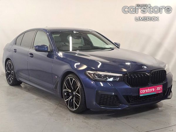 BMW 5-Series Saloon, Diesel, 2021, Blue