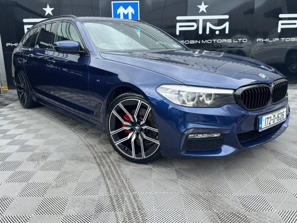 BMW 5-Series Estate, Diesel, 2017, Blue