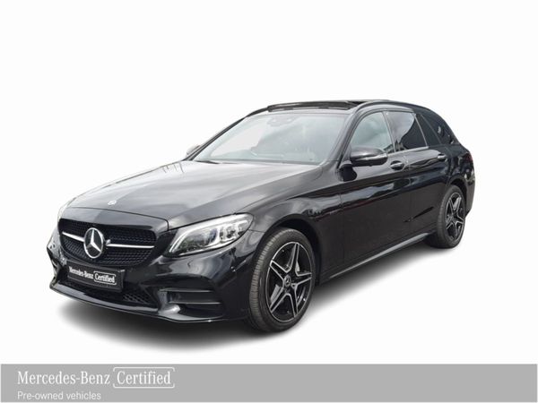 Mercedes-Benz C-Class Estate, Diesel Plug-in Hybrid, 2021, Black