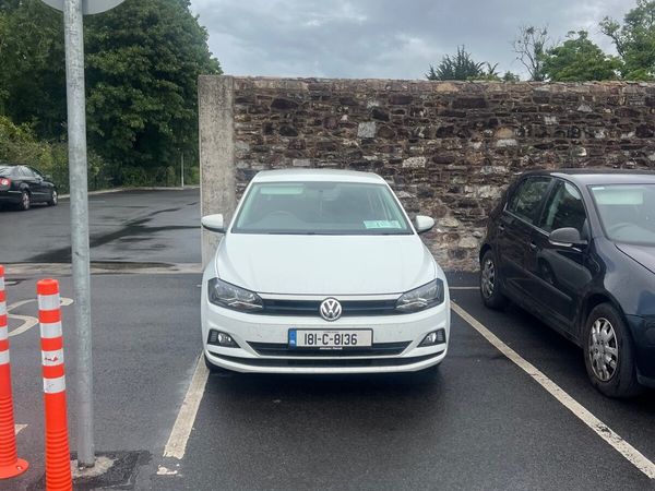 Volkswagen Polo Hatchback, Petrol, 2018, White