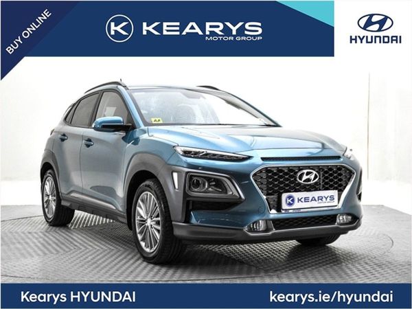 Hyundai KONA Crossover, Petrol, 2018, Blue