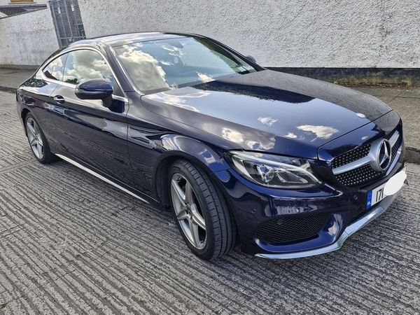 Mercedes-Benz C-Class Coupe, Diesel, 2017, Blue