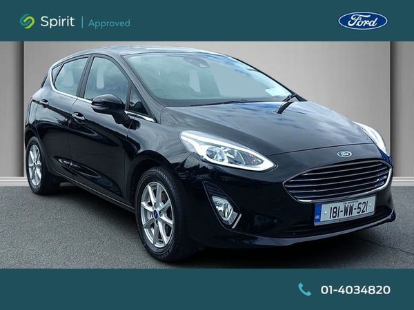 Ford Fiesta Hatchback, Petrol, 2018, Black