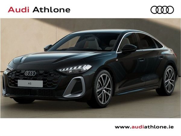 Audi A5 Saloon, Diesel Hybrid, 2025, Black