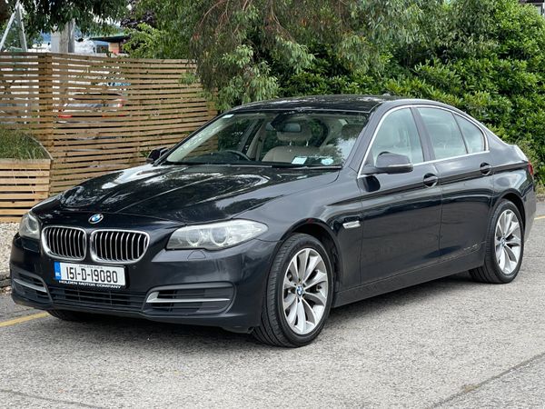 BMW 5-Series Saloon, Diesel, 2015, Black