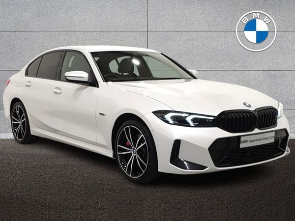 BMW 3-Series Saloon, Petrol Plug-in Hybrid, 2023, White
