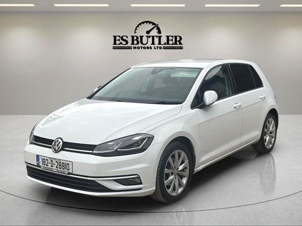Volkswagen Golf Hatchback, Petrol, 2018, White