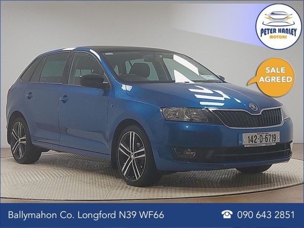 Skoda Rapid Hatchback, Petrol, 2014, Blue