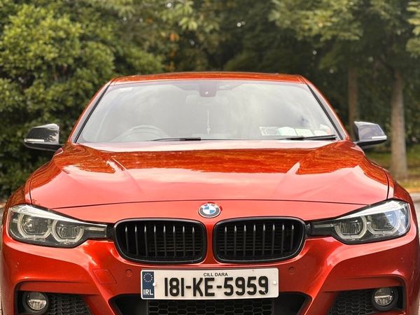 BMW 3-Series Saloon, Petrol Plug-in Hybrid, 2018, Orange