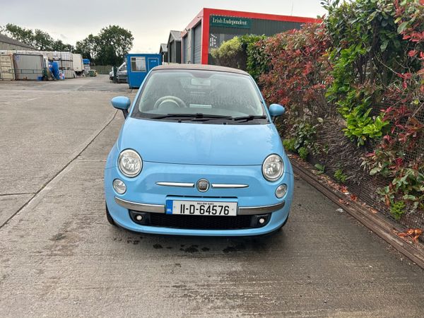 Fiat 500C Convertible, Petrol, 2011, Blue