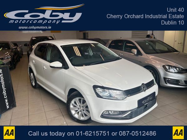 Volkswagen Polo Hatchback, Petrol, 2015, White