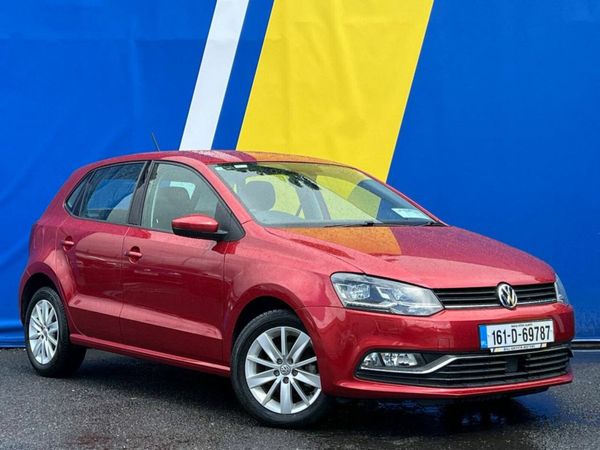 Volkswagen Polo Hatchback, Petrol, 2016, Red