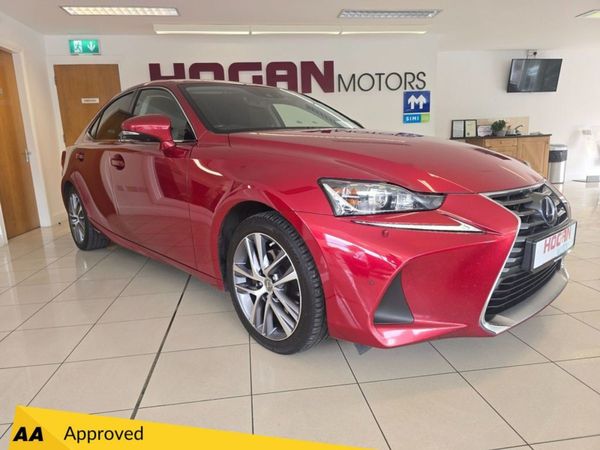 Lexus IS Saloon, Hybrid, 2018, Burgundy