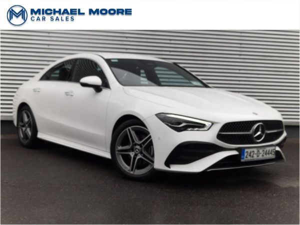 Mercedes-Benz CLA Saloon, Petrol Hybrid, 2024, White