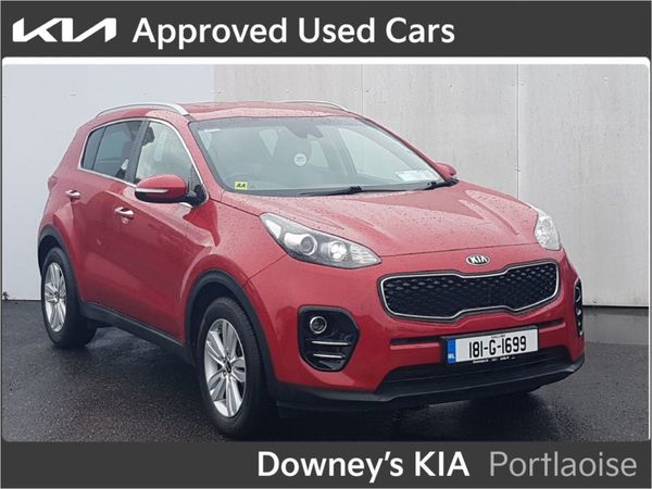 Kia Sportage SUV, Diesel, 2018, Red