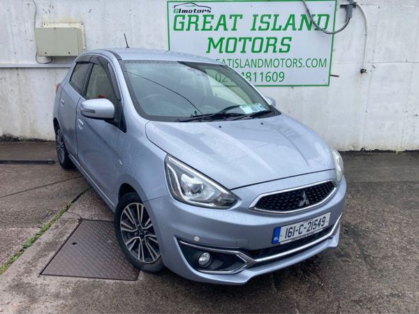 Mitsubishi Mirage Hatchback, Petrol, 2016, Silver