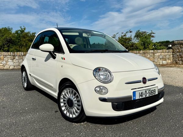 Fiat 500 Hatchback, Petrol, 2014, White