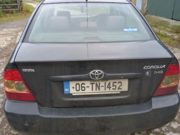 Toyota Corolla Saloon, Diesel, 2006, Black