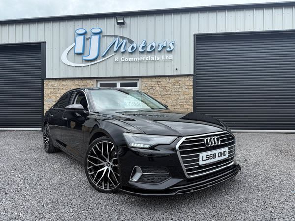 Audi A6 Saloon, Diesel Hybrid, 2019, Black