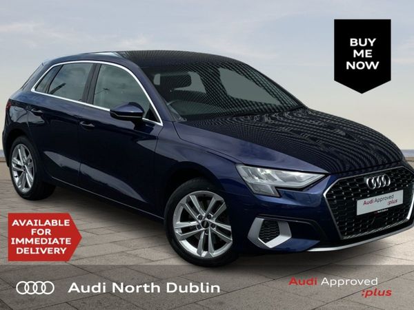 Audi A3 Hatchback, Petrol Plug-in Hybrid, 2021, Blue