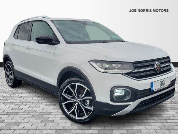 Volkswagen T-Cross SUV, Petrol, 2021, White