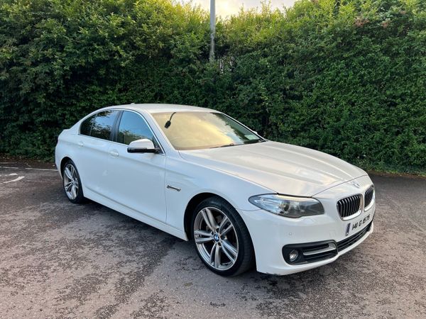 BMW 5-Series Saloon, Diesel, 2014, White