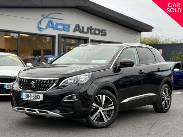 Peugeot 3008 SUV, Petrol, 2019, Black
