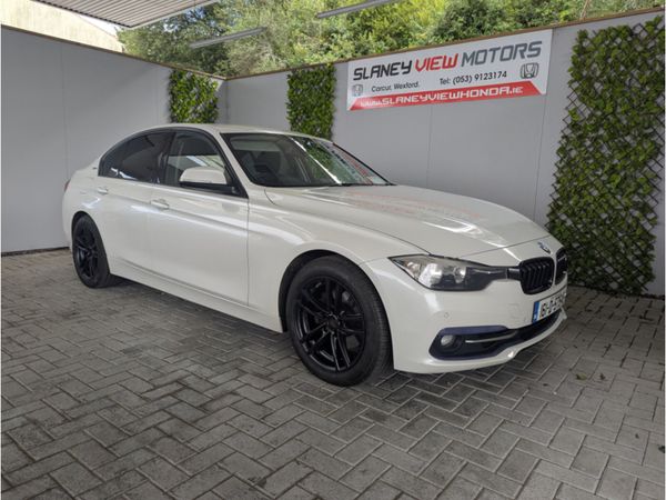 BMW 3-Series Saloon, Petrol Hybrid, 2016, White