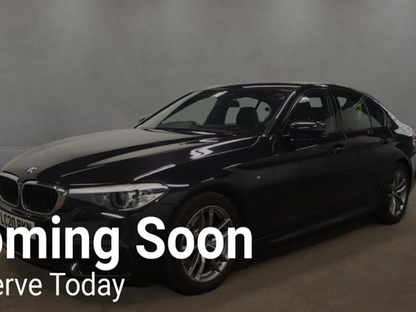 BMW 5-Series Saloon, Diesel Hybrid, 2020, Black