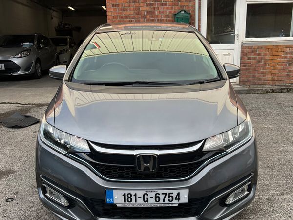 Honda Fit Hatchback, Petrol Hybrid, 2018, Grey