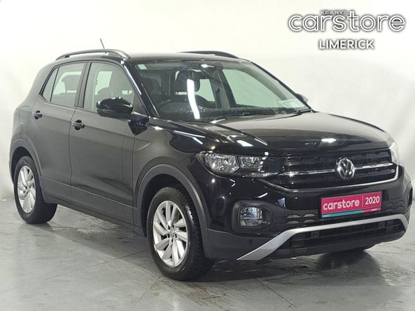 Volkswagen T-Cross Hatchback, Petrol, 2020, Black