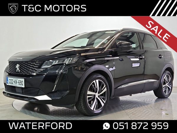 Peugeot 3008 MPV, Petrol Plug-in Hybrid, 2022, Black