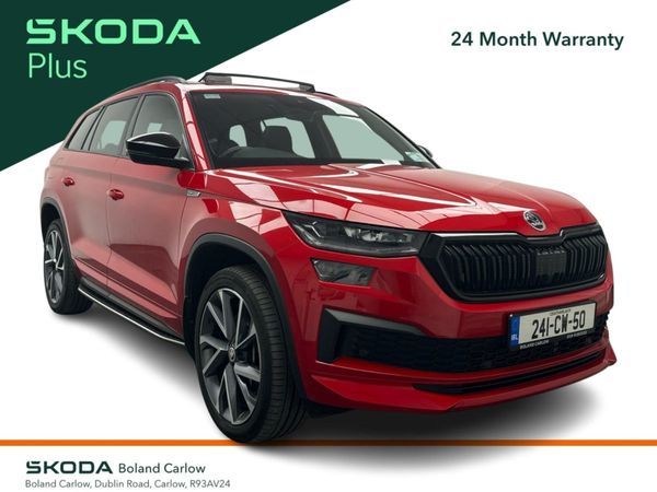 Skoda Kodiaq SUV, Diesel, 2024, Red