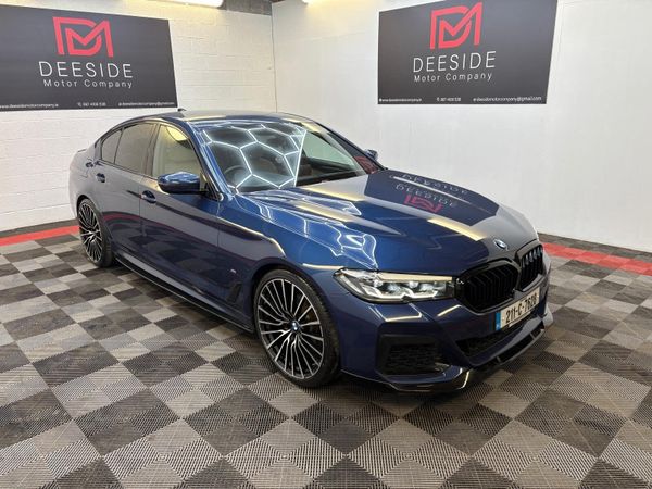BMW 5-Series Saloon, Diesel, 2021, Blue