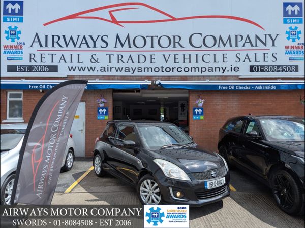 Suzuki Swift Hatchback, Petrol, 2015, Black