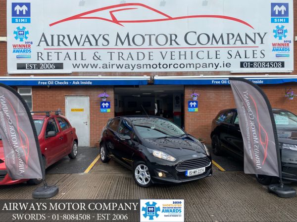 Ford Fiesta Hatchback, Petrol, 2015, Black