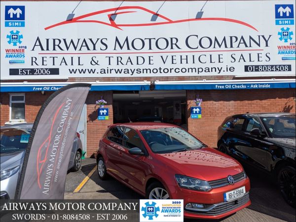 Volkswagen Polo Hatchback, Petrol, 2016, Red