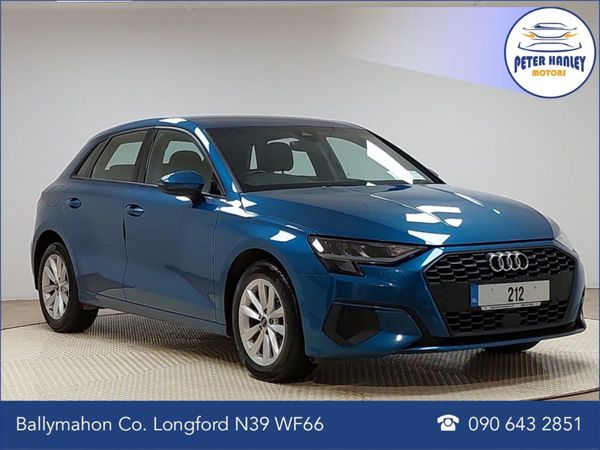 Audi A3 Hatchback, Diesel, 2021, Blue