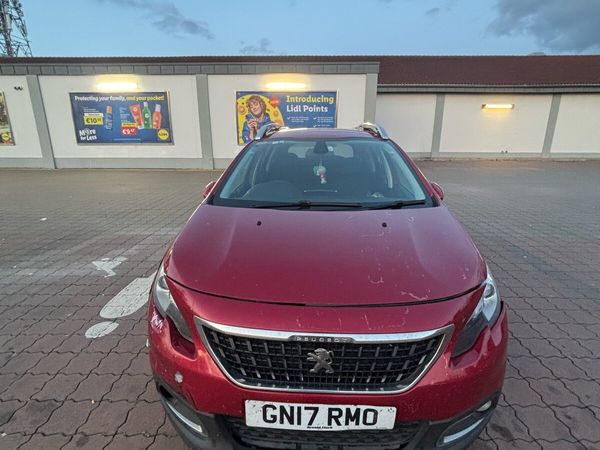 Peugeot 2008 SUV, Petrol, 2017, Red