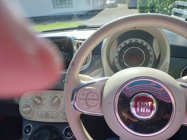 Fiat 500 Hatchback, Petrol, 2017, Grey