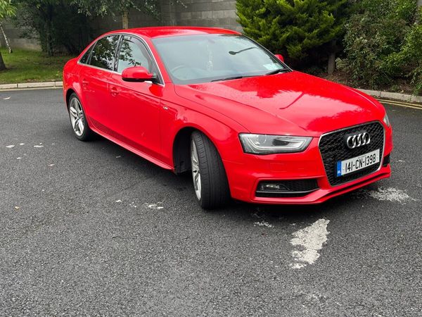 Audi A4 Saloon, Diesel, 2014, Red