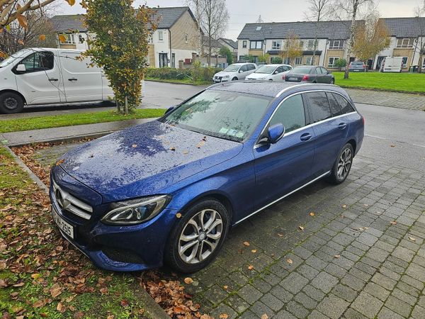 Mercedes-Benz C-Class Estate, Petrol Plug-in Hybrid, 2016, Blue
