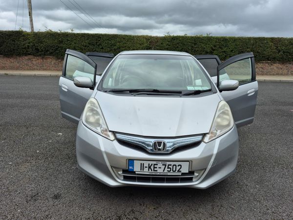 Honda Fit Hatchback, Petrol Hybrid, 2011, Silver