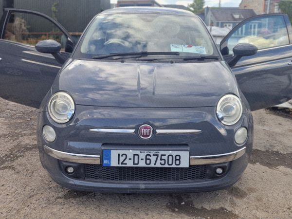 Fiat 500 Hatchback, Petrol, 2012, Grey