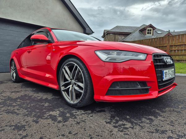 Audi A6 Saloon, Diesel, 2018, Red